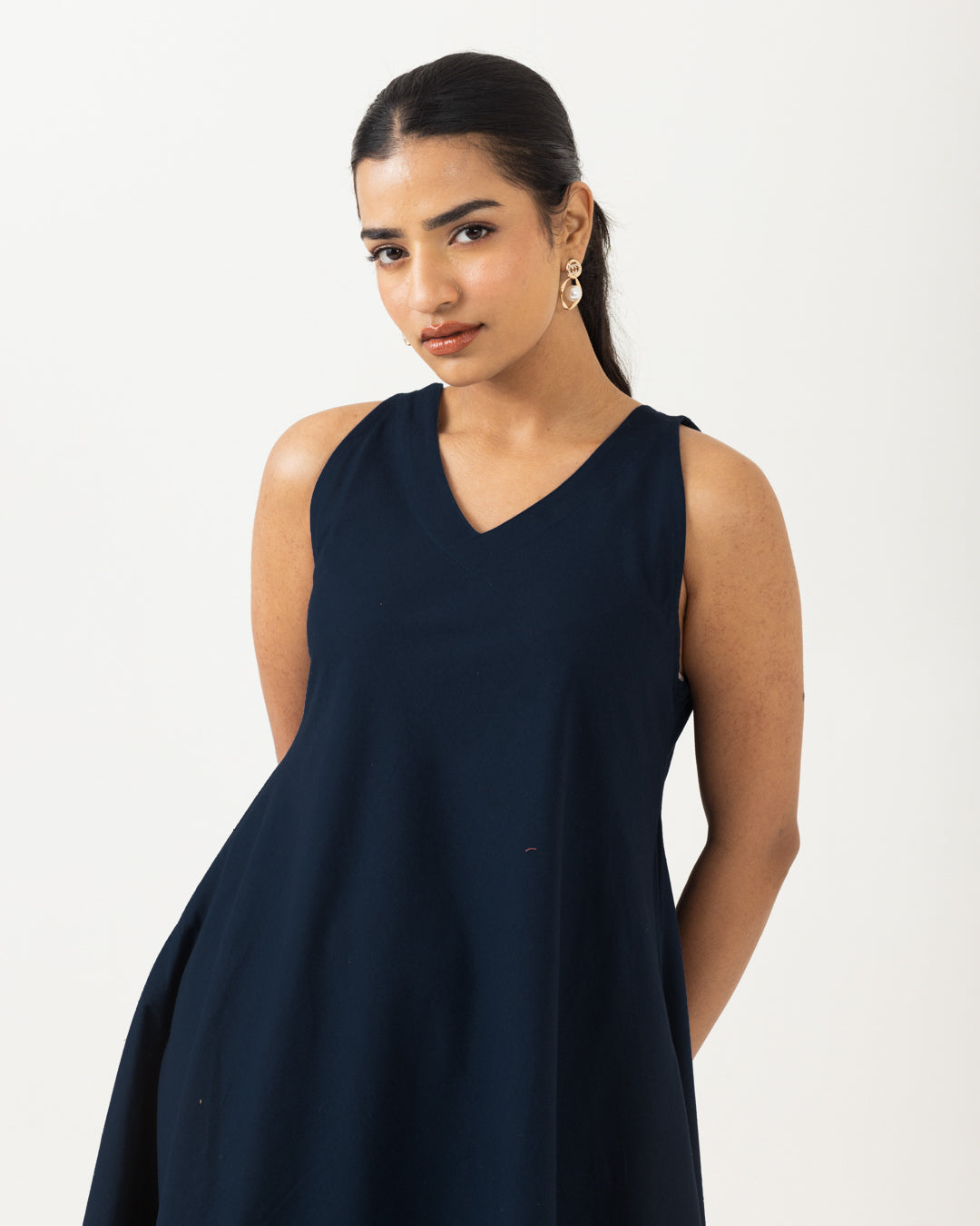 Easy Flow Mid Night Blue Dress