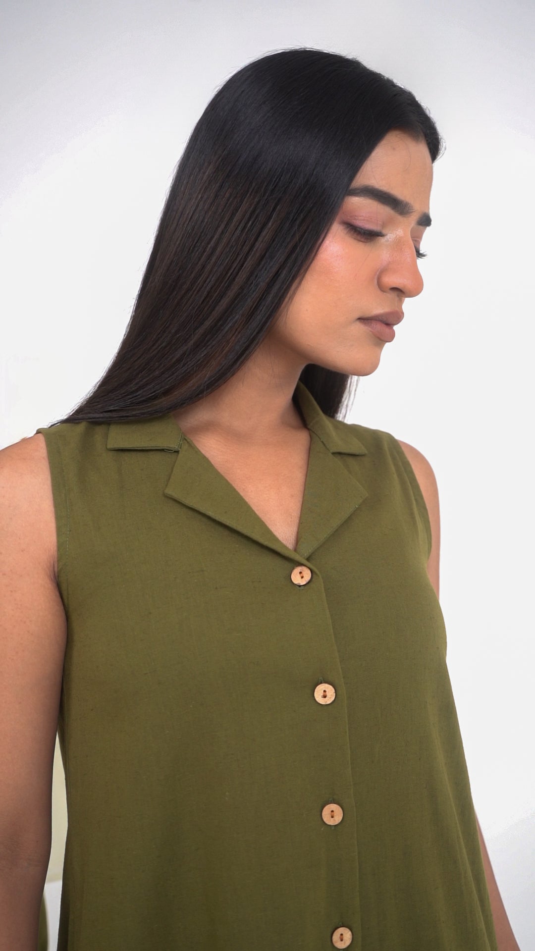Aria Olive Green Dress