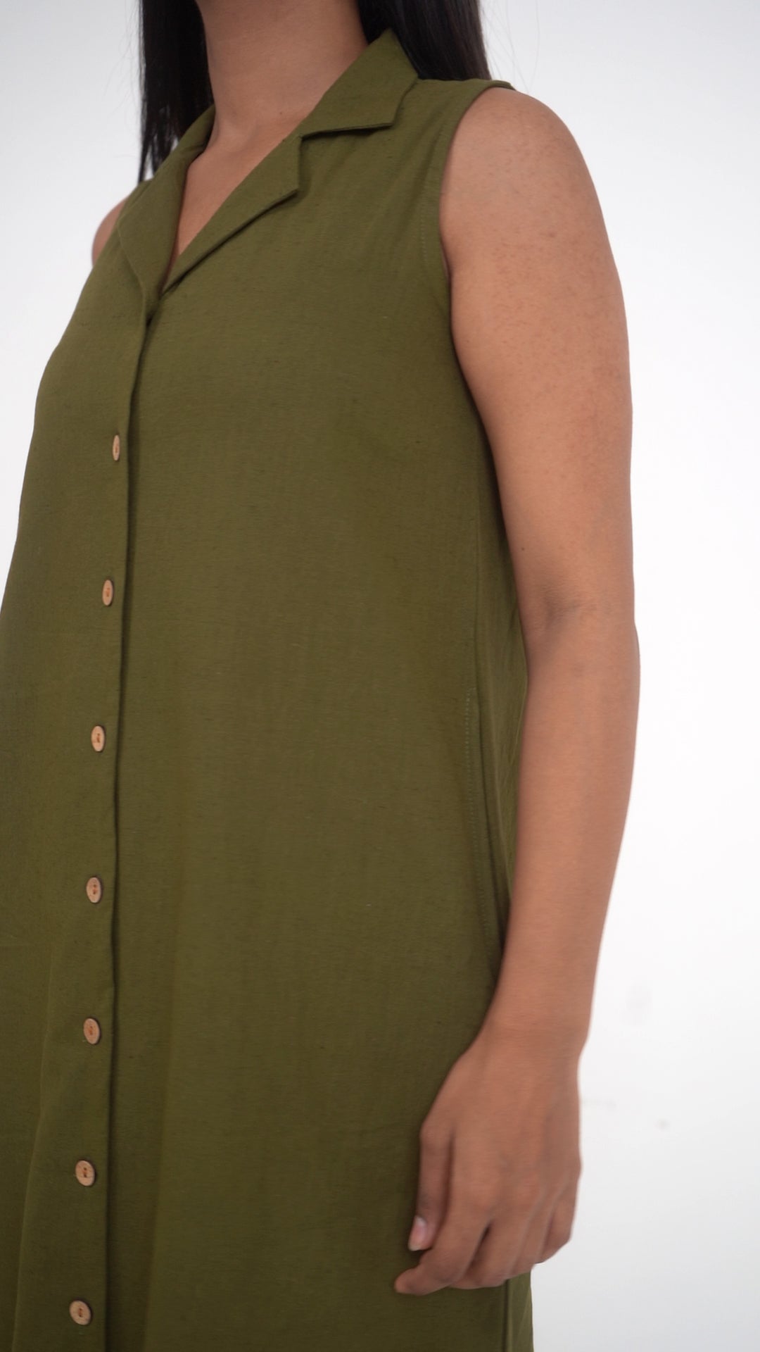 Aria Olive Green Dress