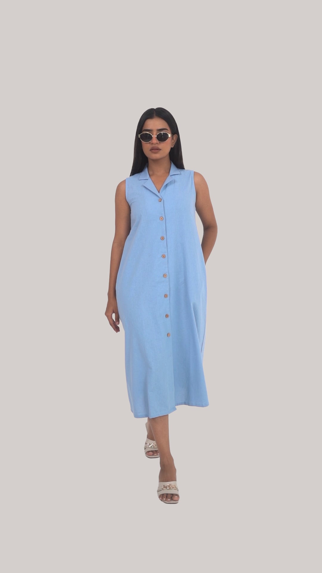 Aria Sapphire Blue Dress