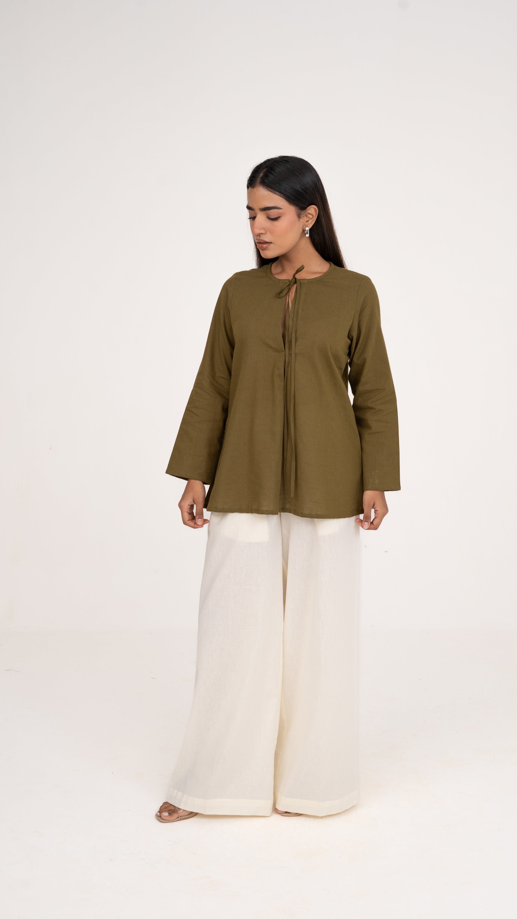 Lira Olive Green Top