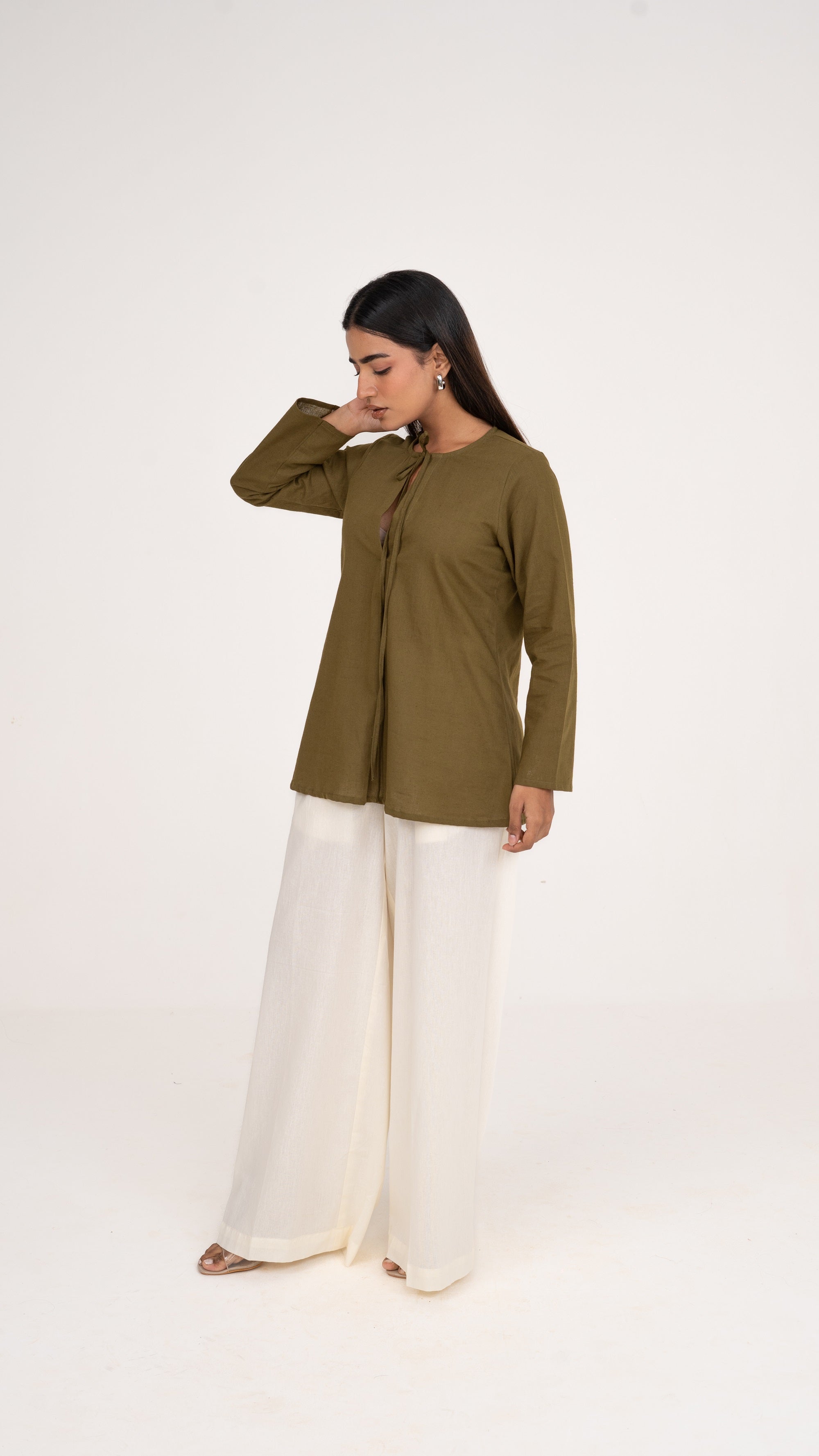 Lira Olive Green Top