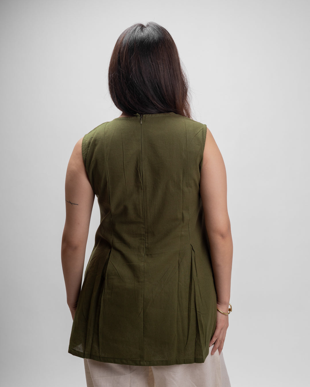 Olive Green Ember Top
