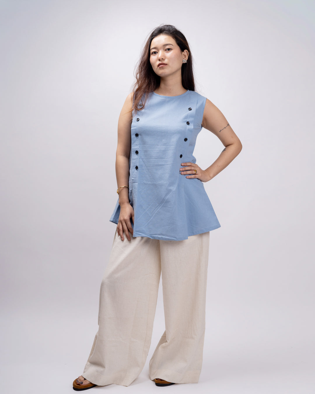 Sapphire Blue Ember Top