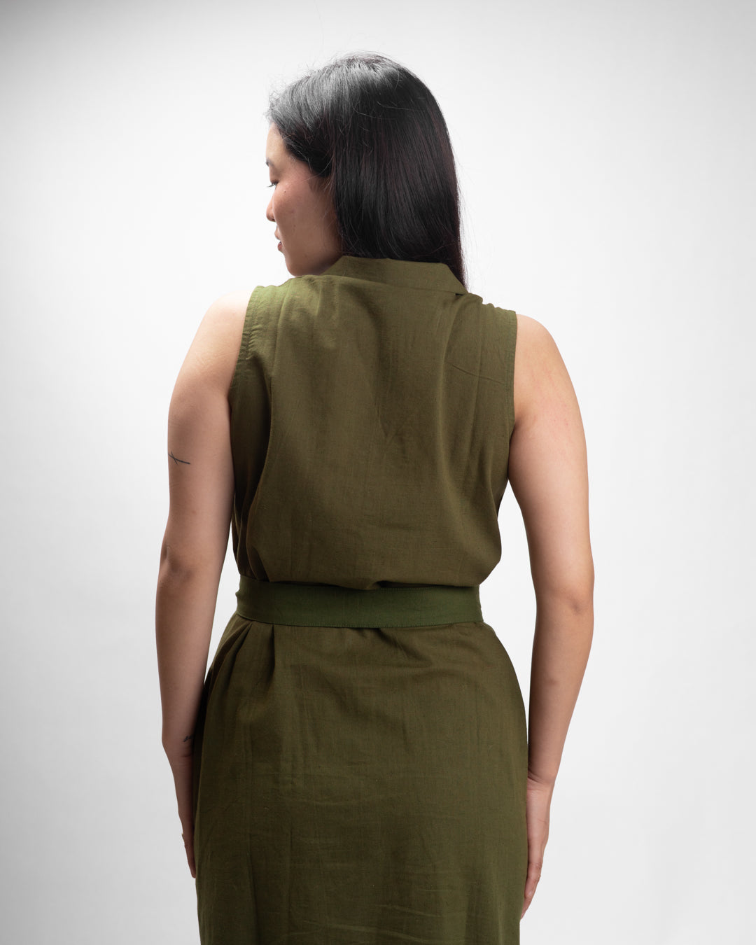 Aria Olive Green Dress