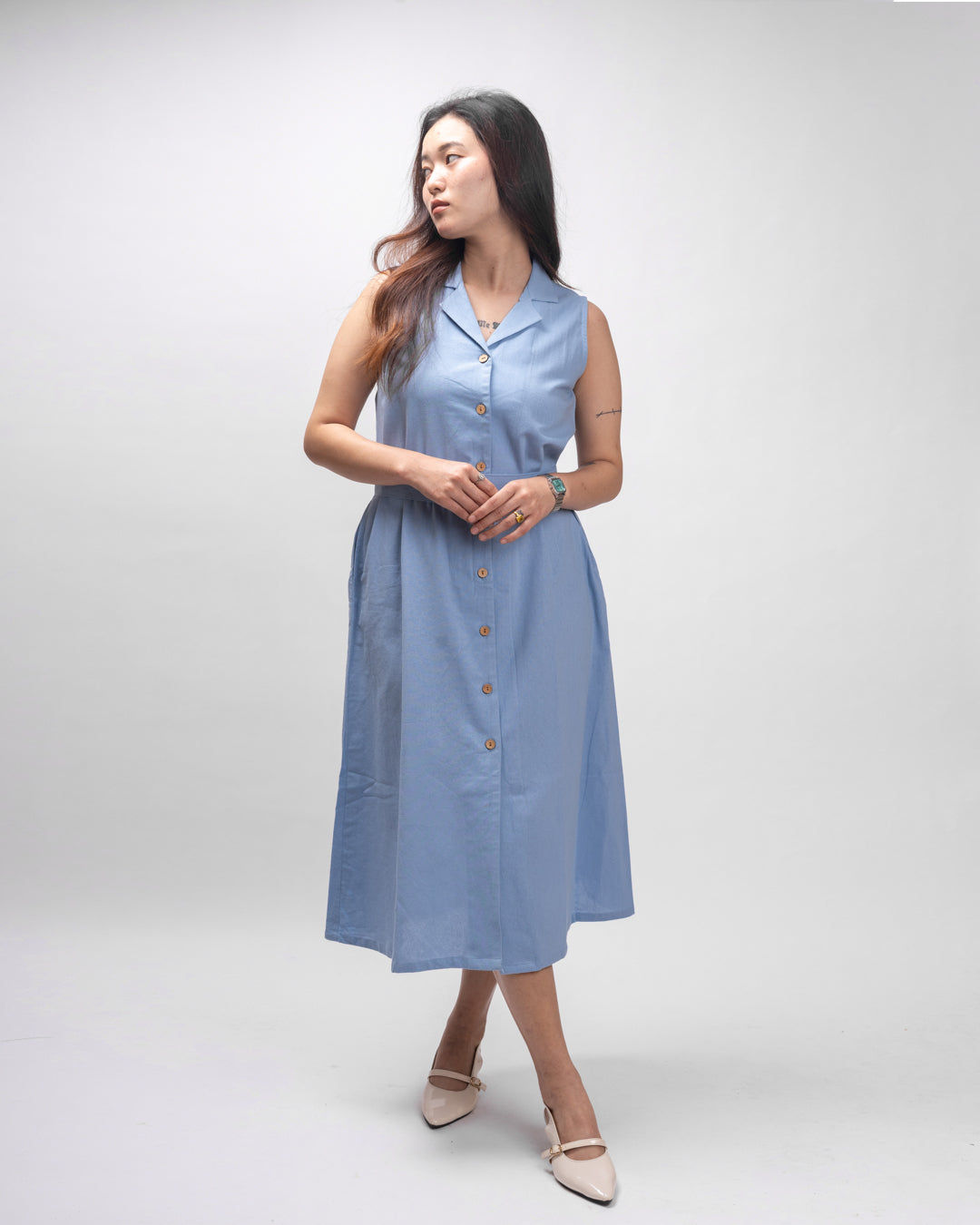 Aria Sapphire Blue Dress