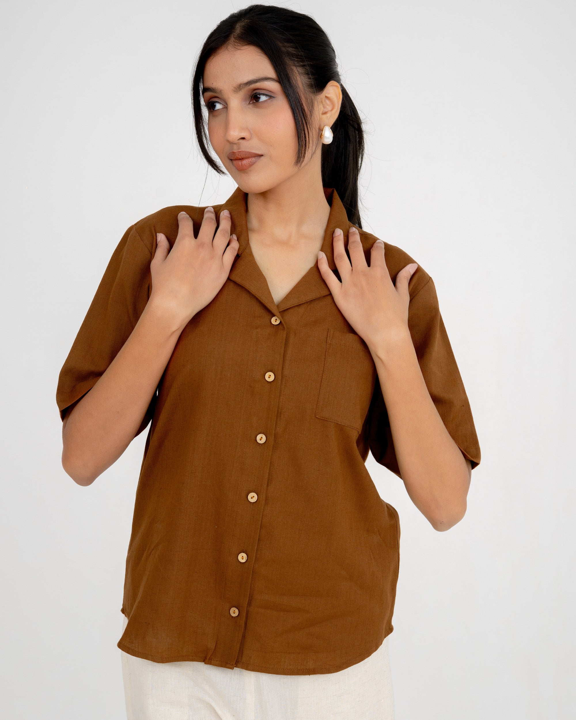 Elan Brown Shirt