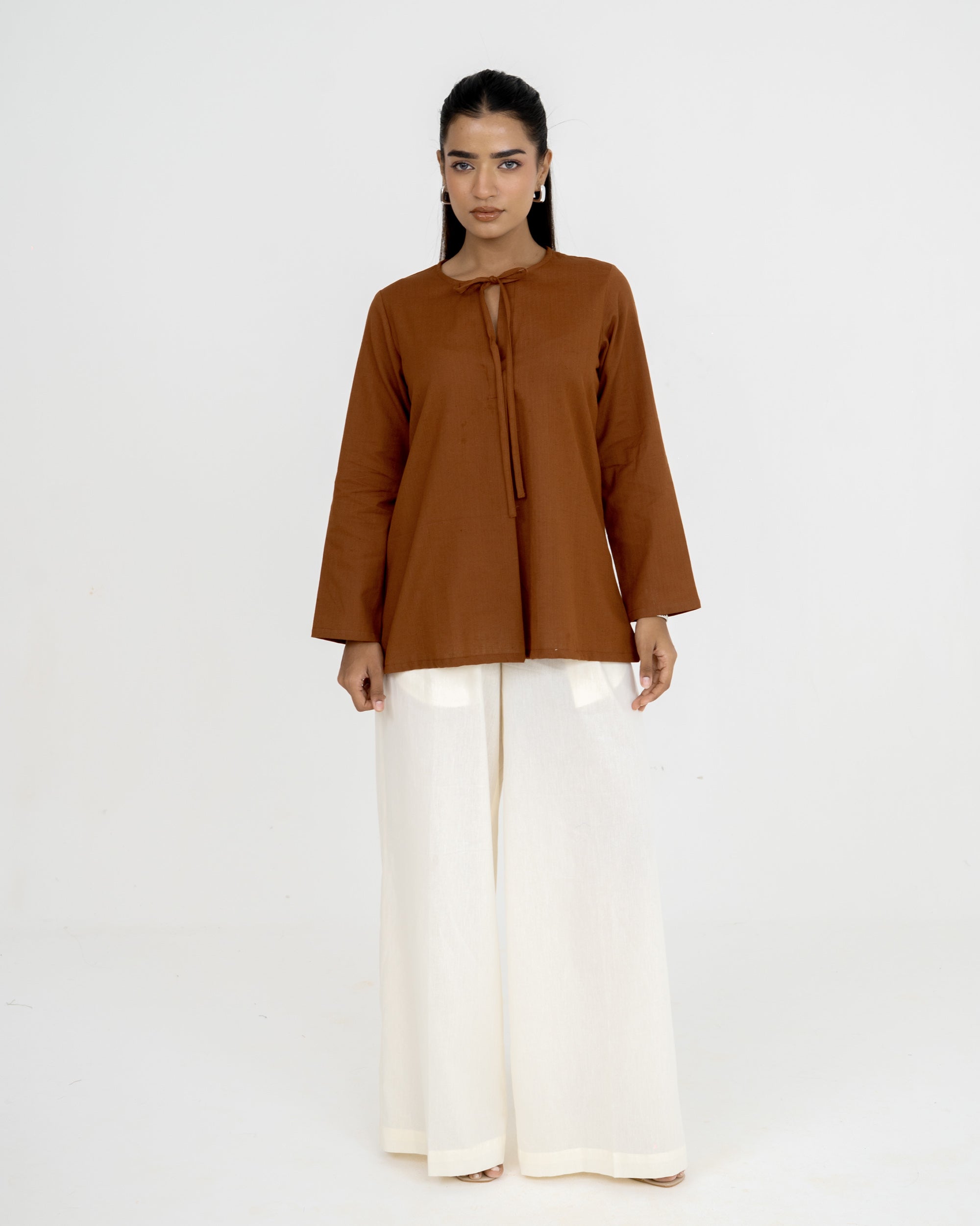 Lira Brown Top