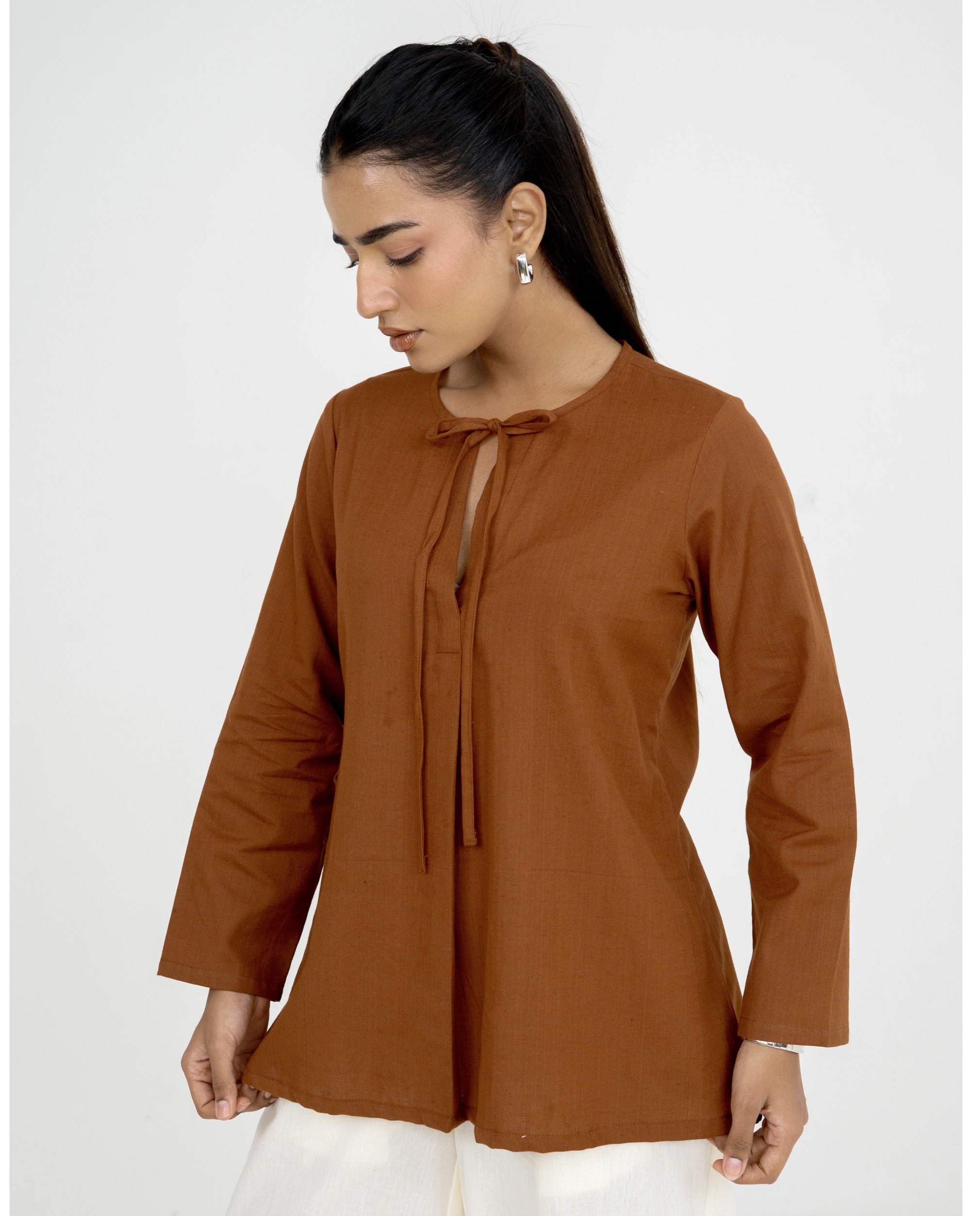 Lira Brown Top