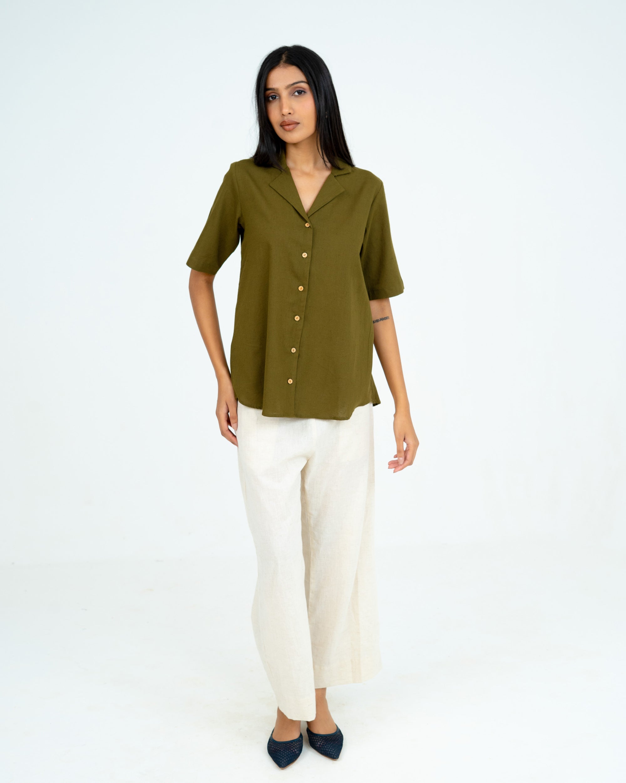 Verve Olive Green Top