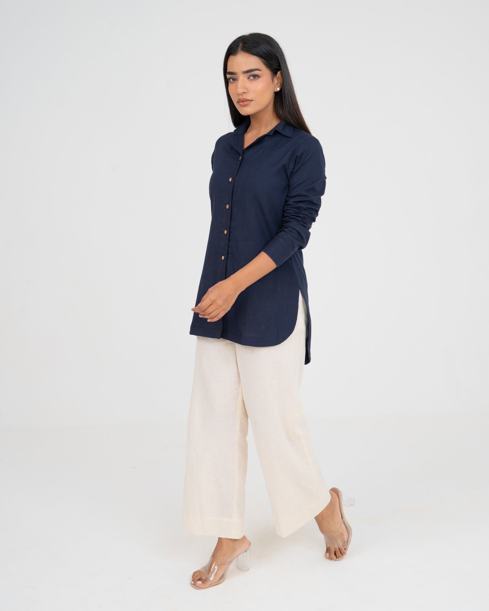 Solace Navy Blue Shirt