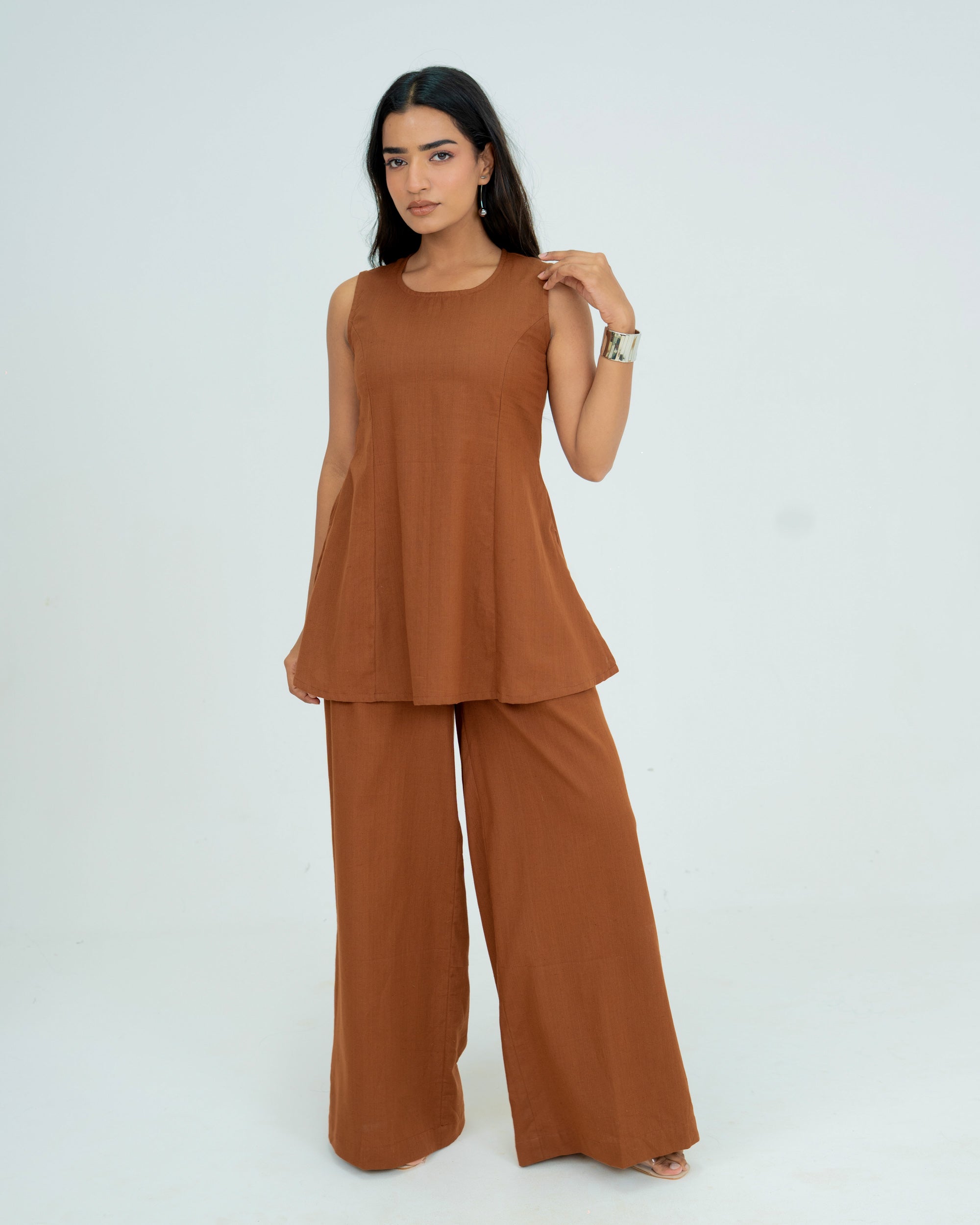 Niva Brown Co-ord Set