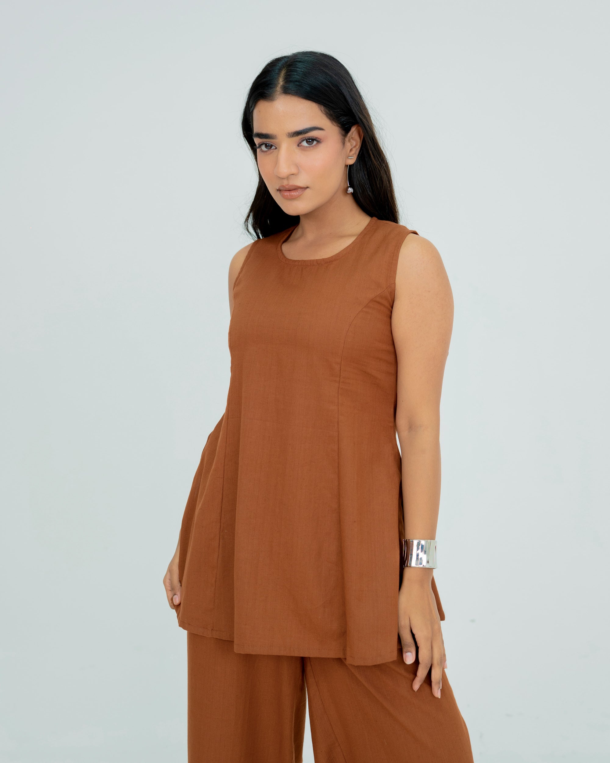 Niva Brown Co-ord Set