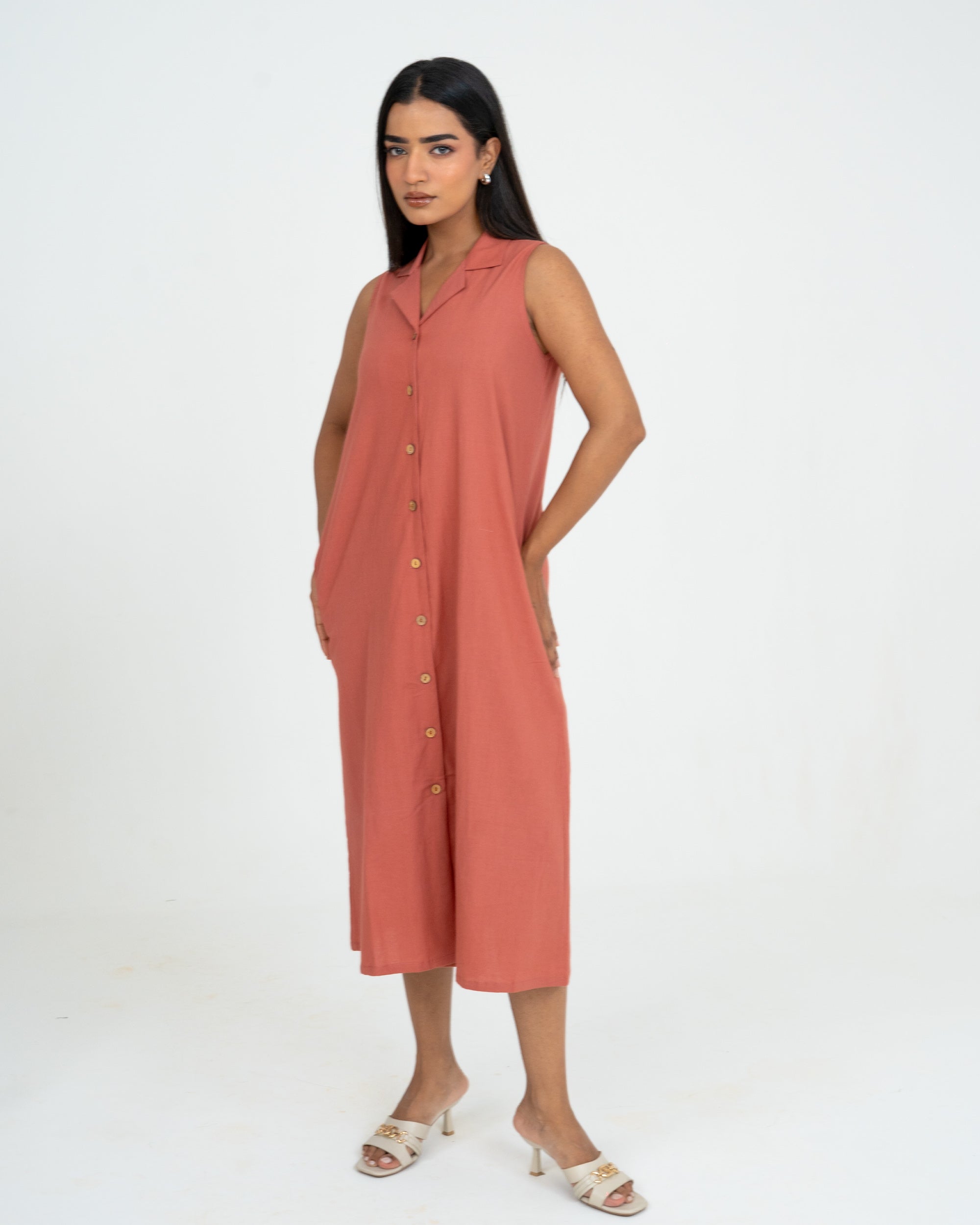 Aria Dusty Rose Dress