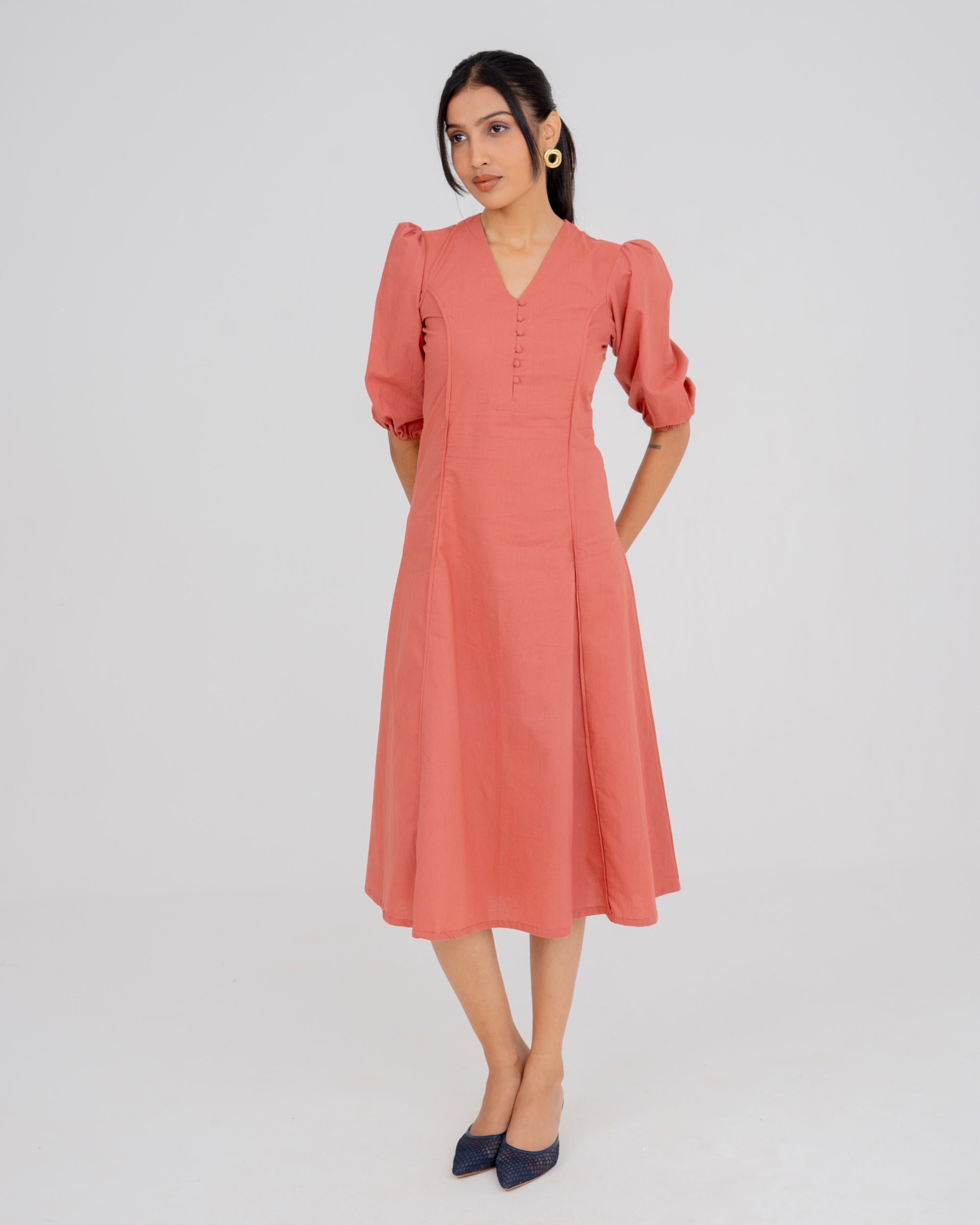 Elin Dusty Rose Dress