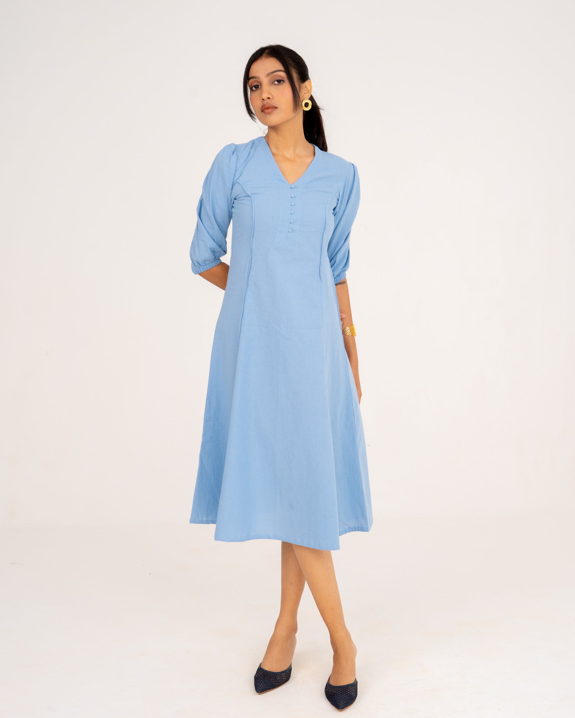 Elin Sapphire Blue Dress