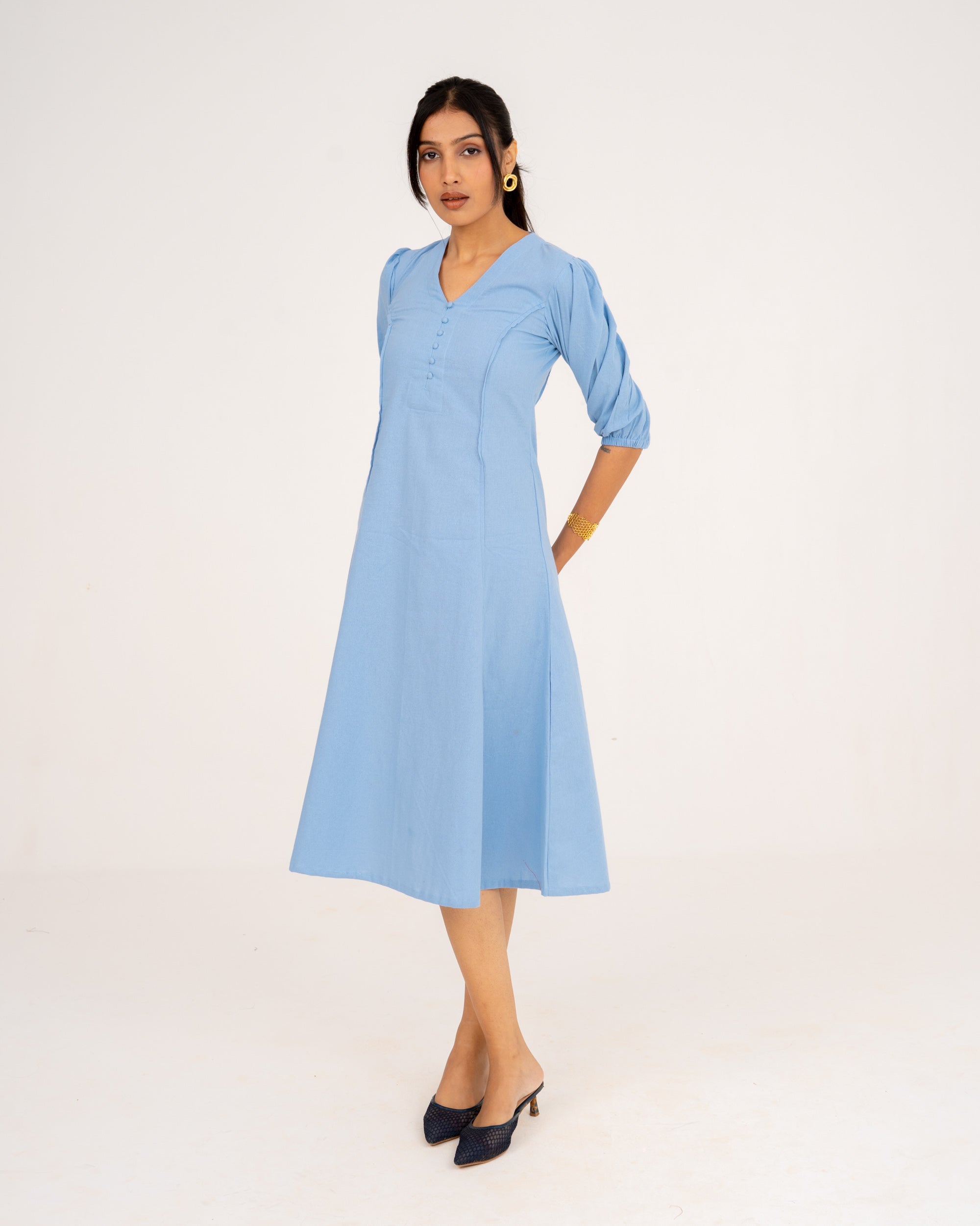 Elin Sapphire Blue Dress