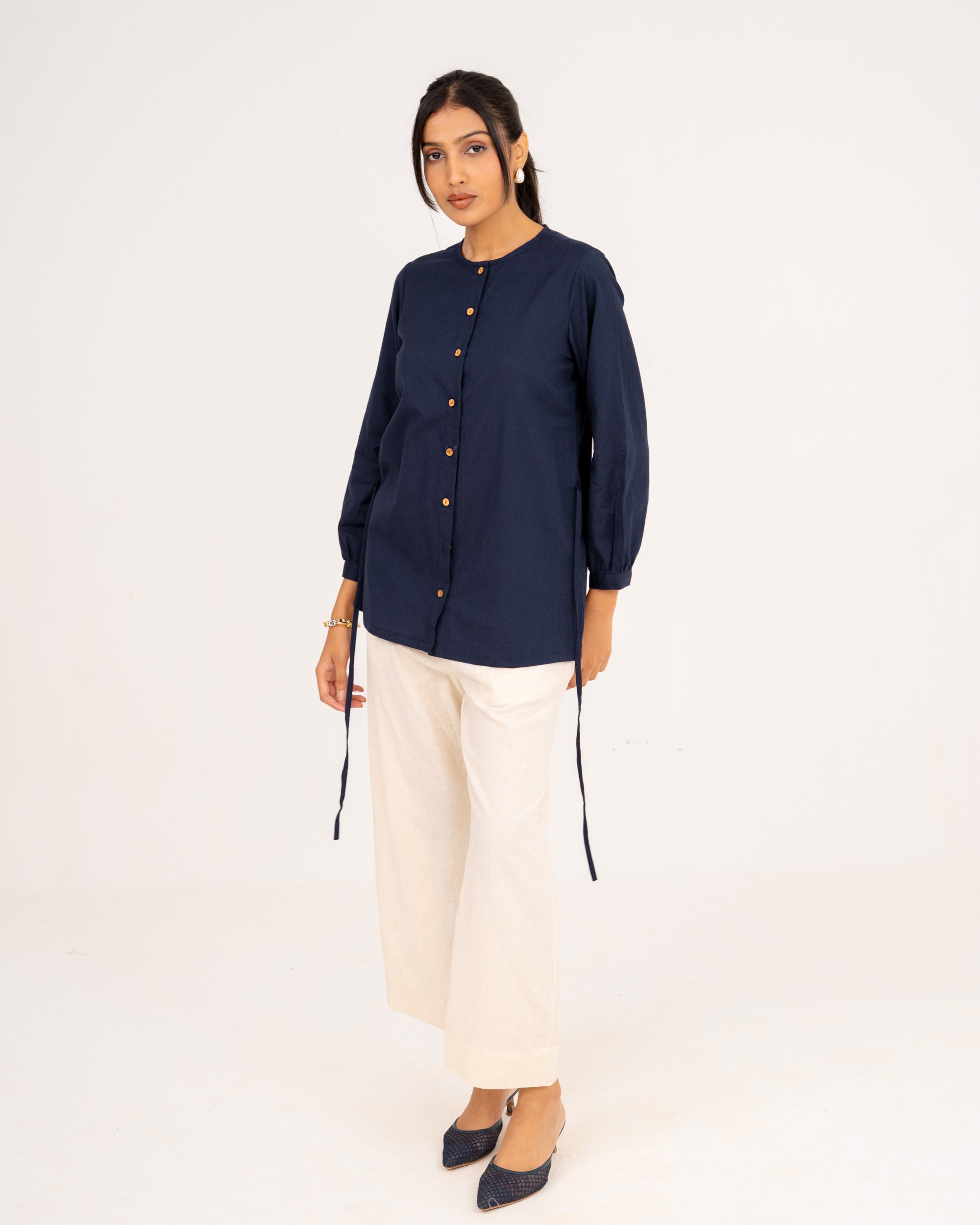 Nysa Navy Blue Top