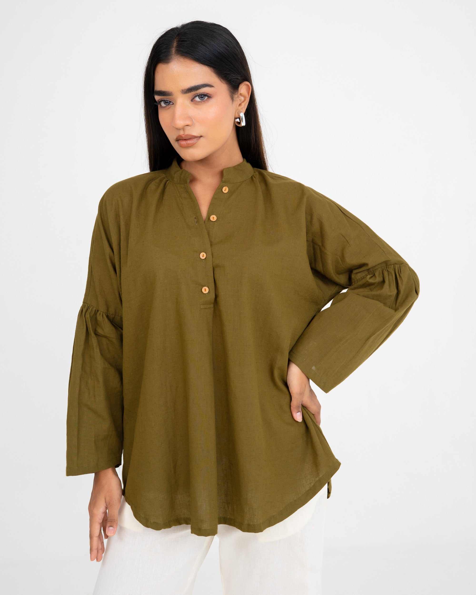 Haven Olive Green Top