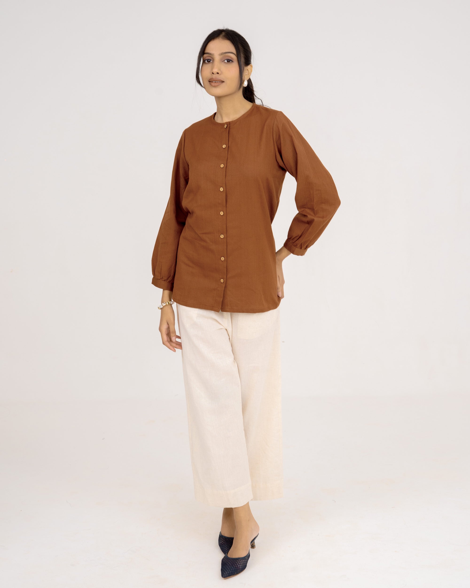 Nysa Brown Top
