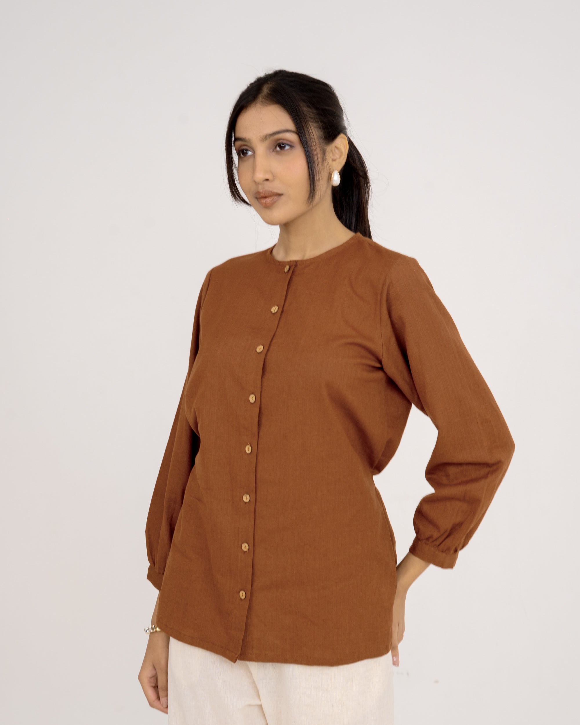Nysa Brown Top