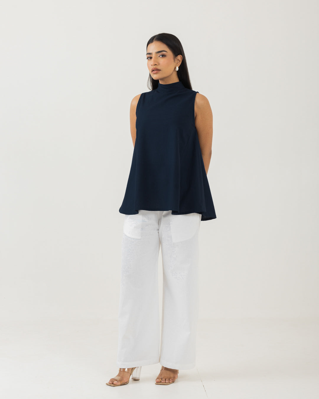 The Flow Mid Night Blue Halter Top