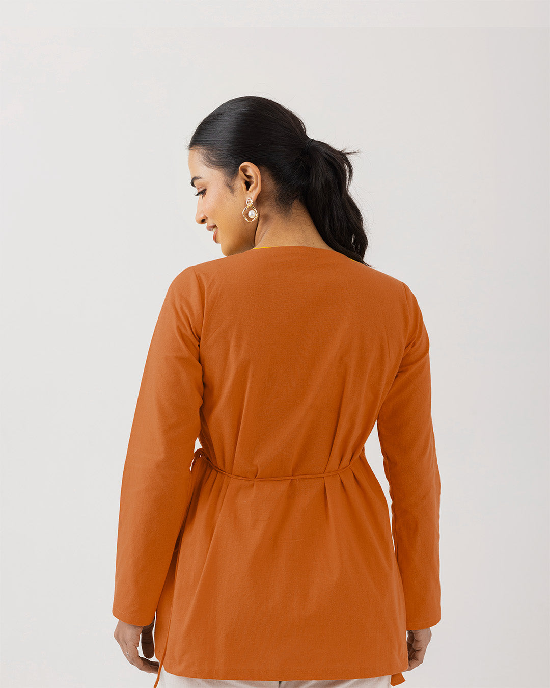 Nest Rust Angarkha Co-ord Set